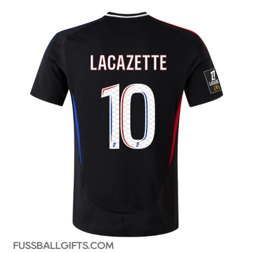 Olympique Lyonnais Alexandre Lacazette #10 Fußballbekleidung Auswärtstrikot 2024-25 Kurzarm